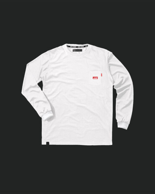 Loose Riders Pocket Tee White