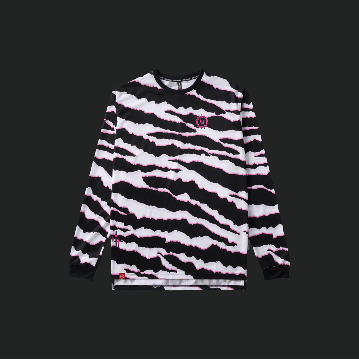 LR-TMJL-2539-1 Loose Riders Vice White Long Sleeve Jersey
